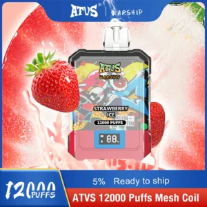 Atvs Warship 12000 Puffs 5% Low Nicotine Rechargeable Disposable Vapes Pen Bulk Buy Wholesale - LOGOVAPE - 23