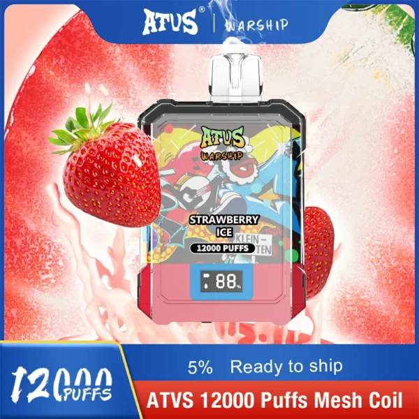 Atvs Warship 12000 Puffs 5% Low Nicotine Rechargeable Disposable Vapes Pen Bulk Buy Wholesale - LOGOVAPE - 12