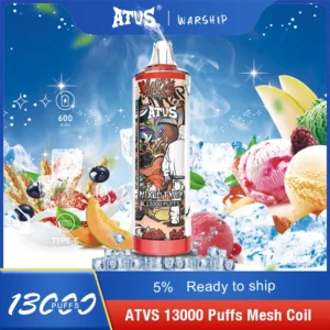 Atvs 13000 Puffs 5% Low Nicotine Rechargeable Disposable Vapes Pen Bulk Buy Wholesale - LOGOVAPE - 16