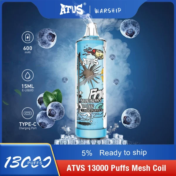 Atvs 13000 Puffs 5% Low Nicotine Rechargeable Disposable Vapes Pen Bulk Buy Wholesale - LOGOVAPE - 13