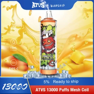 Atvs 13000 Puffs 5% Low Nicotine Rechargeable Disposable Vapes Pen Bulk Buy Wholesale - LOGOVAPE - 20