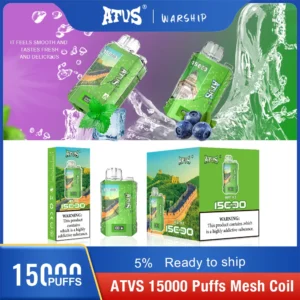 Atvs 15000 Puffs 5% Low Nicotine Rechargeable Disposable Vapes Pen Bulk Buy Wholesale - LOGOVAPE - 24