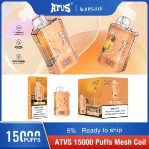 Atvs 15000 Puffs 5% Low Nicotine Rechargeable Disposable Vapes Pen Bulk Buy Wholesale - LOGOVAPE - 23