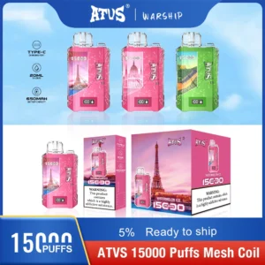 Atvs 15000 Puffs 5% Low Nicotine Rechargeable Disposable Vapes Pen Bulk Buy Wholesale - LOGOVAPE - 21