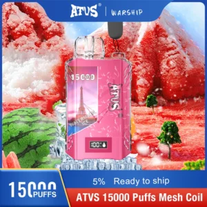 Atvs 15000 Puffs 5% Low Nicotine Rechargeable Disposable Vapes Pen Bulk Buy Wholesale - LOGOVAPE - 27