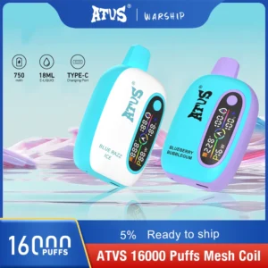 Atvs 16000 Puffs 2% 5% Low Nicotine Rechargeable Disposable Vapes Pen Bulk Buy Wholesale - LOGOVAPE - 29