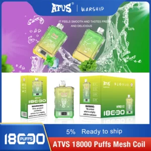 Atvs Warship 18000 Puffs 5% Low Nicotine Rechargeable Disposable Vapes Pen Bulk Buy Wholesale - LOGOVAPE - 17