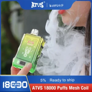 Atvs Warship 18000 Puffs 5% Low Nicotine Rechargeable Disposable Vapes Pen Bulk Buy Wholesale - LOGOVAPE - 13