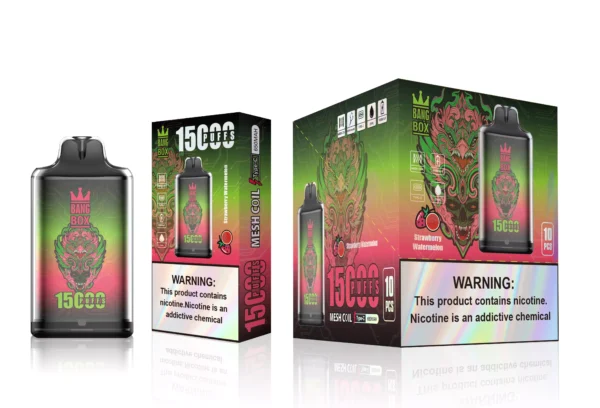 Bang Box S1 15000 Puffs 0% 2% 3% 5% Low Nicotine Rechargeable Disposable Vapes Pen Bulk Buy Wholesale - LOGOVAPE - 10