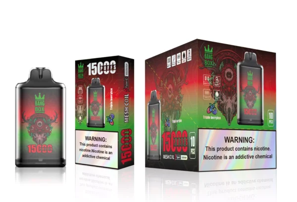 Bang Box S1 15000 Puffs 0% 2% 3% 5% Low Nicotine Rechargeable Disposable Vapes Pen Bulk Buy Wholesale - LOGOVAPE - 9