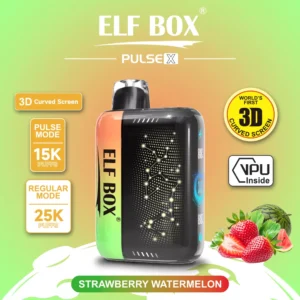 Elf Box Pulse X 25000 Puffs Dual Mesh 0% 2% 3% 5% Lage nicotine 3D gebogen LED -scherm Oplaadbare Disposable Vapes Pen Bulk Koop Groothandel - Logovape - 15