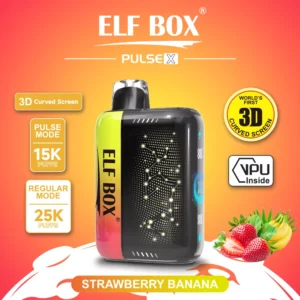 Elf Box Pulse X 25000 Puffs Dual Mesh 0% 2% 3% 5% Lage nicotine 3D gebogen LED -scherm Oplaadbare wegwerpbare Disposable Vapes Pen Bulk Koop Groothandel - Logovape - 16