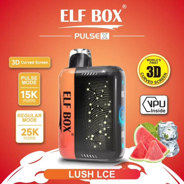 Elf Box Pulse X 25000 Rookwolken Dual Mesh 0% 2% 3% 5% Nicotinearm 3D gebogen LED-scherm Oplaadbare wegwerpvapes-pen Bulk Koop groothandel - LOGOVAPE - 8