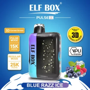 Elf Box Pulse X 25000 Puffs Dual Mesh 0% 2% 3% 5% Lage nicotine 3D Gebogen LED -scherm Oplaadbare wegwerpbare Disposable Vapes Pen Bulk Koop Groothandel - Logovape - 20