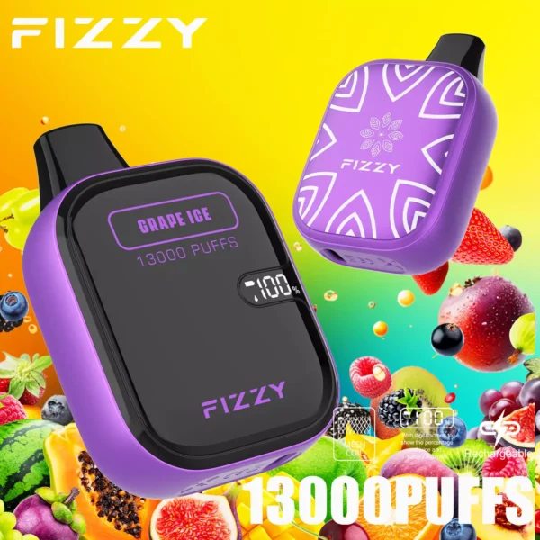 Fizzy Boom 13000 Puffs 2% 5% Låg nikotin Uppladdningsbar engångsvapen Penor Pen Bulk Buy Wholesale - Logovape - 2