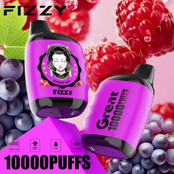 Fizzy Great 10000 Puffs 2% 5% Nicotină Low Nicotină reîncărcabilă VAPES PEN PEN BUMP CUMPĂRĂ ÎNCĂRCARE - Logovape - 5