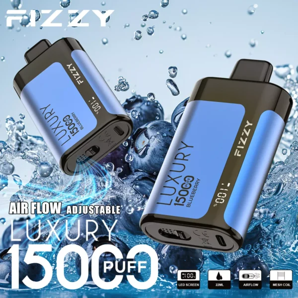 Fizzy Luxury 15000 Puffs 2% 5% Low Nicotine Rechargeable Disposable Vapes Pen Bulk Buy Wholesale - LOGOVAPE - 6