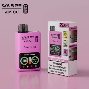 WASPE 25000 PUFFS Dual Mesh Box 0% 2% 5% Low Nicotine LED Display Rechargeable Disposable Vapes Pen Bulk Buy Wholesale - LOGOVAPE - 15