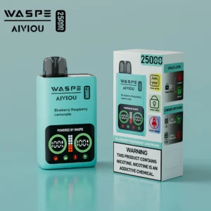 WASPE 25000 PUFFS Dual Mesh Box 0% 2% 5% Low Nicotine LED Display Rechargeable Disposable Vapes Pen Bulk Buy Wholesale - LOGOVAPE - 21