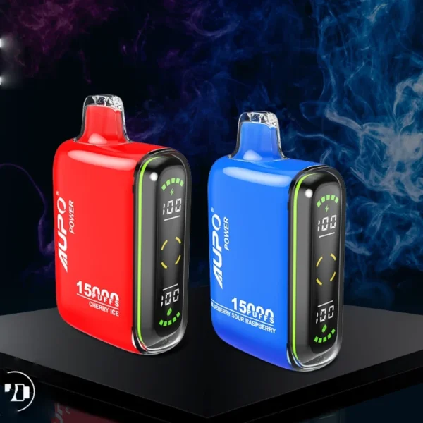 AUPO 15000 Puffs Dual Mesh LED Display 2% Low Nicotine Rechargeable Disposable Vapes Pen Bulk Buy Wholesale - LOGOVAPE - 1