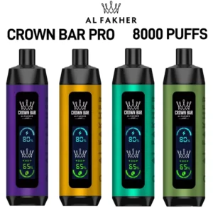 Al Fakher Crown Bar Big Cloud 8000 Pro Dual Mode Full Screen Low Nicotine Rechargeable Disposable Vapes Pen Bulk Buy Wholesale - European Warehouse Stock - LOGOVAPE - 31