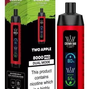 Al Fakher Crown Bar Big Cloud 8000 Pro Dual Mode Full Screen Low Nicotine Rechargeable Disposable Vapes Pen Bulk Buy Wholesale - European Warehouse Stock - LOGOVAPE - 34