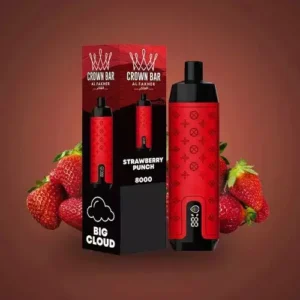 Al Fakher Crown Bar Pro 8000 Puffs LED Display Screen Low Nicotine Rechargeable Disposable Vapes Pen Bulk Buy Wholesale - European Warehouse Stock - LOGOVAPE - 14