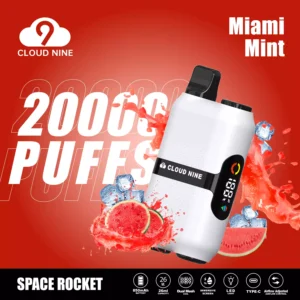 CLOUD NINE D33 20000 Puffs Dual Mesh Immersive Screen 5% Low Nicotine Rechargeable Disposable Vapes Pen Bulk Buy Wholesale - LOGOVAPE - 20